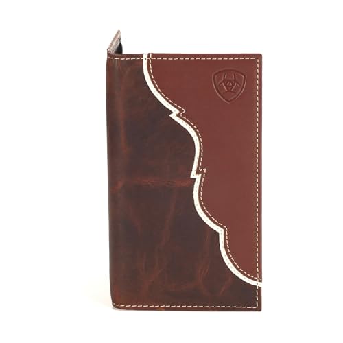ARIAT Two Tone Shield Rodeo Wallet Tan