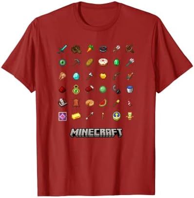 Minecraft Items Textbook T-Shirt