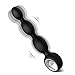 Male Vibrating Prostate Massager Anal Butt Plug with Graduated Beads,Anal Vibrator Prostate Stimulator Rechargeable Waterproof 12 Vibration Modes Bullet Anus Sex Toys for Men Women