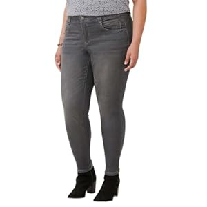 “Ab”solution Grey Denim Booty Lift Plus Jeggings