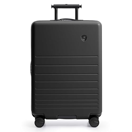 Image of Traveler's Choice Markham Hardside Expandable Luggage with Hinomoto Spinner Wheels, 26-Inch Medium, Black
