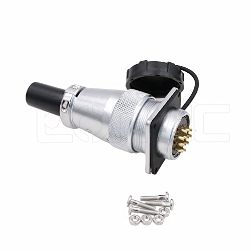 Eonvic WEIPU WS28 Connector Waterproof IP67 Metal Male Plug Female Square Socket Panel Mount Aviation Cable Connector (12Pin) - Image 4
