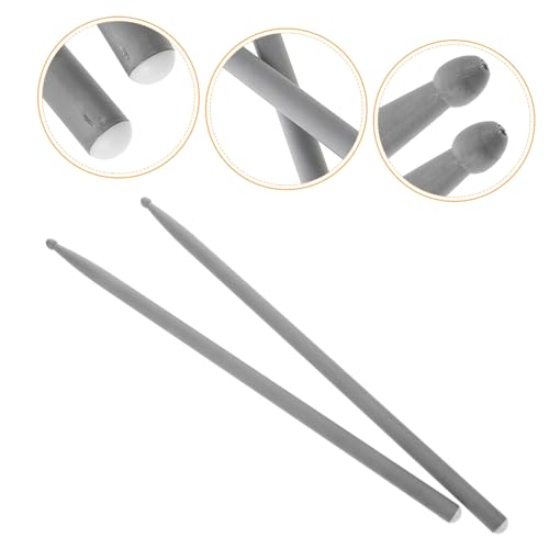Baquetas ligeras de fibra de carbono UPKOCH, 1 par, para práctica de jazz, agarre cómodo, duraderas, para principiantes y bateristas miniatura 7