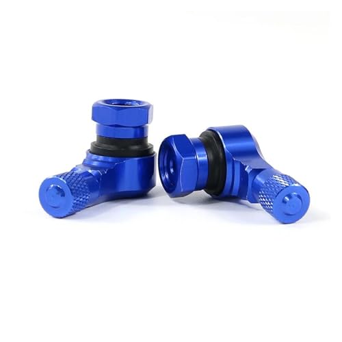バイク用 タイヤバルブ For FZS1000 ファッツァー用 FZS600 FZX750 バイク用ホイール チューブレスタイヤ バルブステム(青)