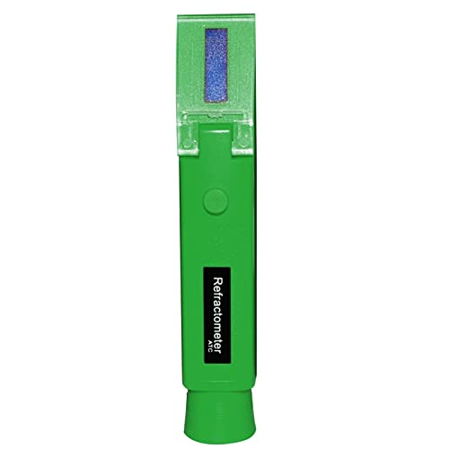 ポータブル屈折計糖度 0-32% ブリックス度計糖度計切削液密度濃度計(Green)