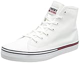 Tommy Jeans Essential Mid Wmn, Zapatillas Mujer, White, 38 EU