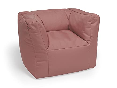 Fauteuil pouf pour enfant Jollein rose mellow assise basse chambre