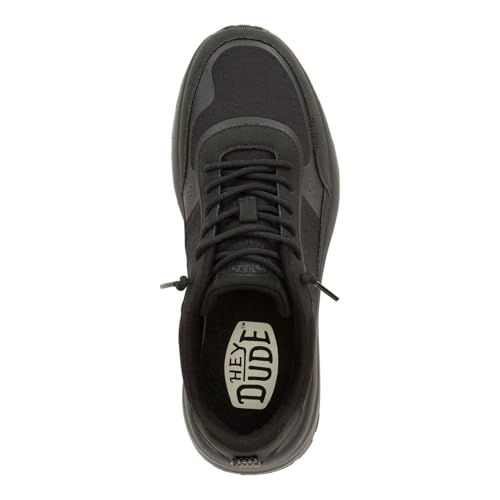 HEYDUDE Sirocco Alta M Essentials Black/Black Size 7, Men's Shoes, Casual Sneakers, Comfortable & Light-Weight2