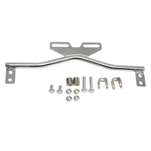 Adatto per Yamaha V-Star XVS 650 950 1100 Custom Chopper Barra luminosa fendinebbia in acciaio cromato per moto