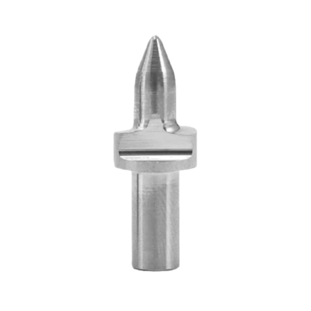 1piece Middle Flat Thermal Friction Drill Bit, Tungsten Carbide Steel Drill Tip for Carbon Steel Machining(5.3mmxM6)