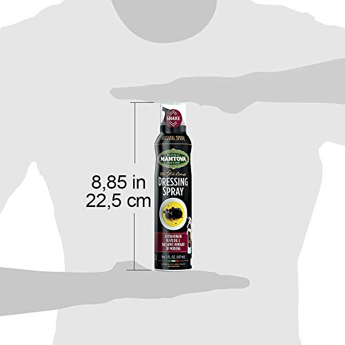 Mantova Spray Salad Dressing Extra Virgin Olive Oil And Balsamic Vinegar Of Modena, Extra Virgin Olive Oil And Balsamic Vinegar, 5 Fl Ounce (Pack Of 1) #TOP2