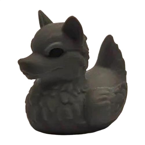 Bulldog Animal Duck - Duck Francese a tema | Distribuibile Francese, Giocattolo Di Statua D' Stampa 3D Divertente, Francese Collezionabile, Bel Design Di Animali Zoo per