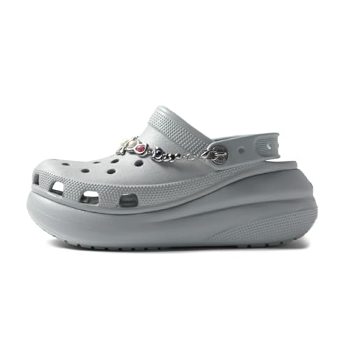 crocs �N���b�N�X �N���b�O �T���_�� �N���V�b�N �W���G���Y CLASSIC JEWELS CLOG MIRAGE (�O���[ ���f�B�[�X �E�B�����Y ���� 211917-1NM) (MIRAGE, ���{�̌C�̃T�C�Y���@, ��l, ���l, 22.0 c