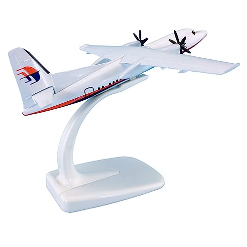 Modelos de aviones para coleccionistas Fokker FK50 con acabados metálicos de precisión