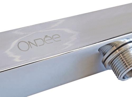 ONDEE, Adaptateur multi-entraxe pour robinetterie murale, installation rapide en 2 min, étanchéité garantie, compatible avec toutes les robinetteries, 150 mm, chromé