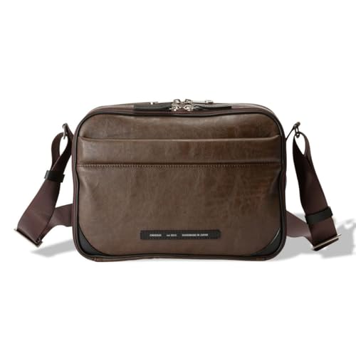 [豊岡鞄] CREEZAN ショルダーバッグ CDTH-014 ブラウン/クリーザン ブランド ショルダーバッグ 横型 鞄 バッグ カバン メンズ レディース