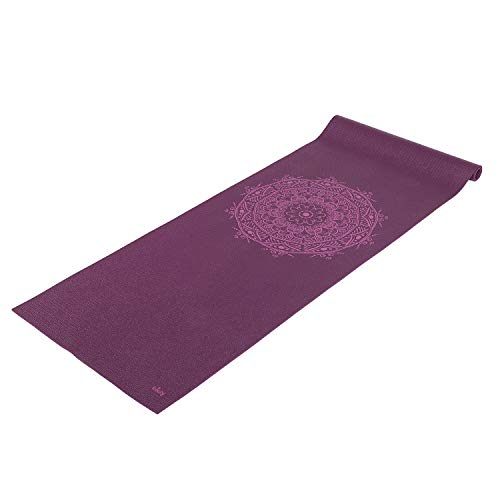 YOGATERIA Bodhi Tapete Yoga Leela Mandala PVC ECO | 4,5 mm espessura | Treino Ginástica e Pilates |