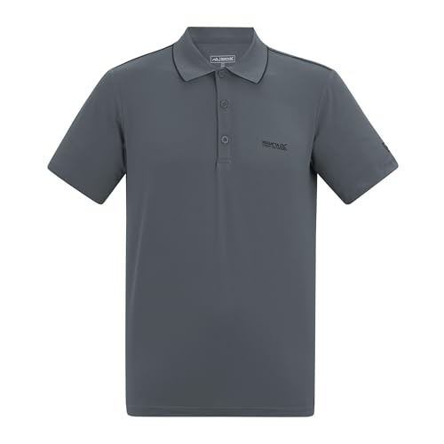 Colletto a costine Regatta Maverik Stretch Regatta - Polo da uomo Maverik Stretch, Tempesta Oscura, 3XL