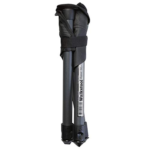 Basic-Model-Black-Color-3-Legged-Folding-Stool-in-Aluminium-Height-20-to-24-Maximum-Load-330-to-385-lbs-Made-in-Sweden