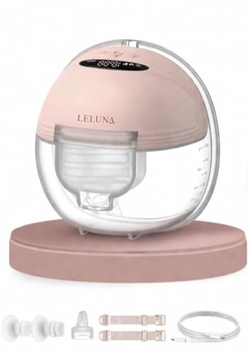 Tire-lait électrique 4 modes et inserts 17/19/21 mm LELUNA rose