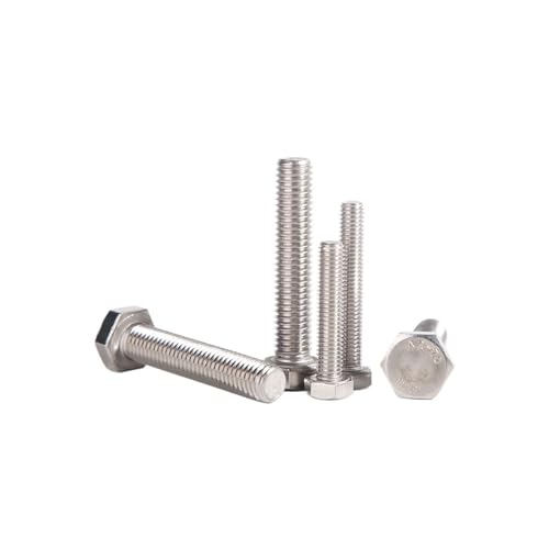 M4 M5 M6 M8 M10 M12 M14 M16 M18 DIN933 A4-70 316 �X�e�����X�|�O���Z�p�Z�p�{���g(50PCS M5_8MM_316)
