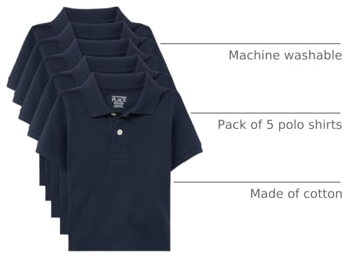 Image of The Children's Place Baby and Toddler Boys Short Sleeve Polo Shirt