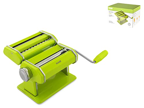 Habi Macchina per Pasta, Metallo, Verde Lime, 4 unità