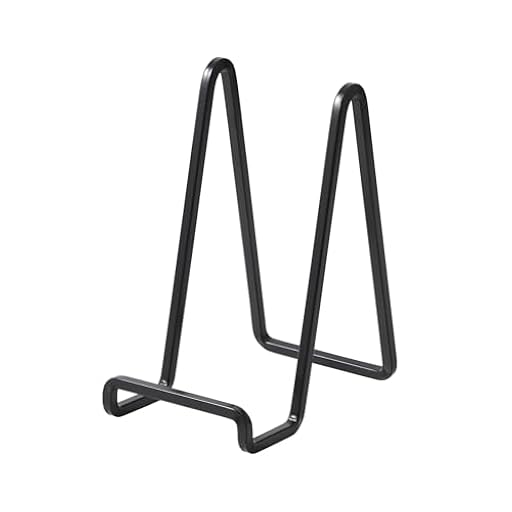 Soporte Platos Mesa Caballete Expositor - 2 Piezas Soportes para Platos Decorativos - Soporte de Placa para Exhibicion - Caballetes de Hierro Negro Para Marcos de Fotos | Libros | Arte - 6 Pulgadas | Ya disponible en tu tienda friki favorita! En mundofriki.es!