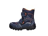 Absatzform: Flach Lurchi Kolt-Sympatex Schneestiefel, Dk Blue Bright Orange, 32 EU Weit
