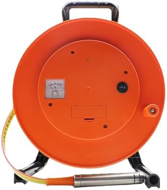 Water Level Meter for Wells, Stainless Steel Probe Depth Gauge, Electronic Groundwater Level Indicator with Fixed Probe & Steel Tape (20m) - Accurate Water Measurement Tool