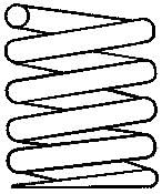 ザックス(SACHS) 【スプリング】 純正形状サスペンション 1本 MERCEDES-BENZ Front Axle 品番 997 021