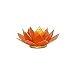 FindSomethingDifferent Lotus Candle Holder Capiz Shell Orange Chakra 2