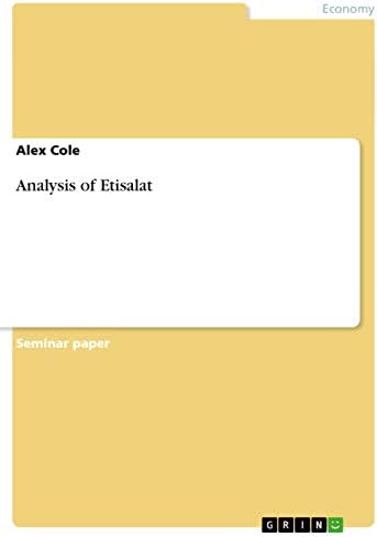 Analysis of Etisalat Paperback – June 7, 2013