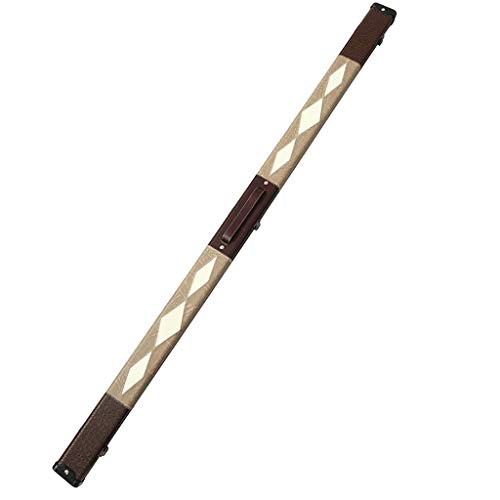Boîte de billard rigide étui pour queue de billard 157cm rangement de deux queues MU café - 2