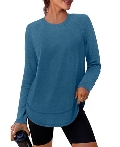 Image of XIEERDUO Women's Workout Tops Long Sleeve Shirts Sun Protection UPF 50+ Quick Dry Shirts for Hiking Running S-3XL