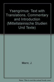 Ysengrimus Text With Translation, Commentary, and