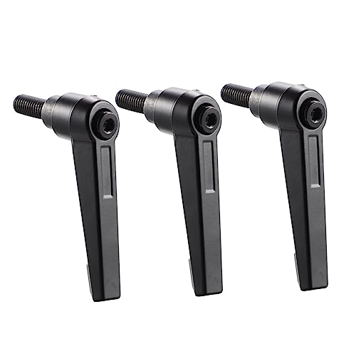 KICHOUSE Ratchet Lever Push Button Handle Adjustment Handle Knob for Trailer Jack Easy to Use