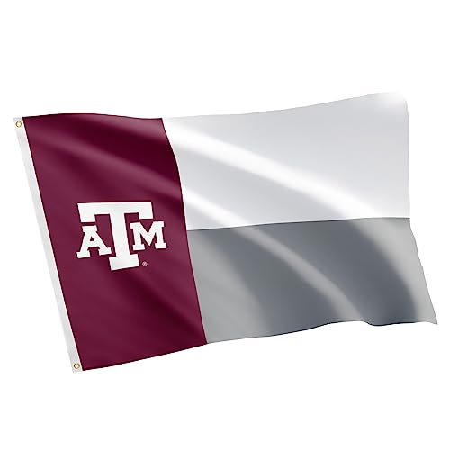 Desert Cactus Texas A&M University Flag Aggies TAMU Flags Banners 100% Polyester Indoor Outdoor 3x5 (Style Y)