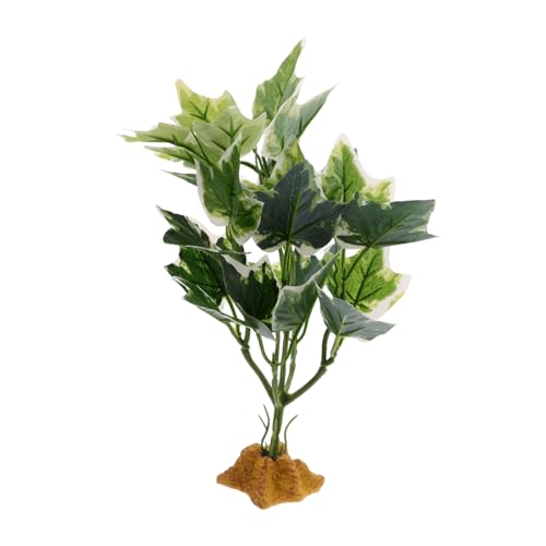 Milisten Künstliche Terrarienpflanze Grün