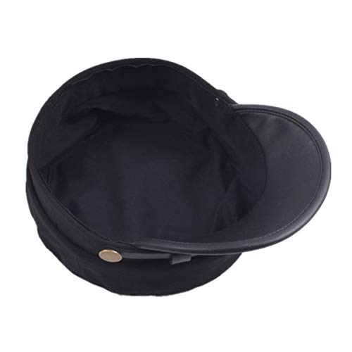 Valicclud Chapéu de marinheiro unissex de capitão marinheiro jornaleiro boina padeiro estilo marinhe