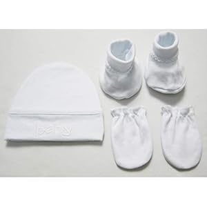 Baby Bites Duffi 5334-01 Babycadeauset in tas, wit