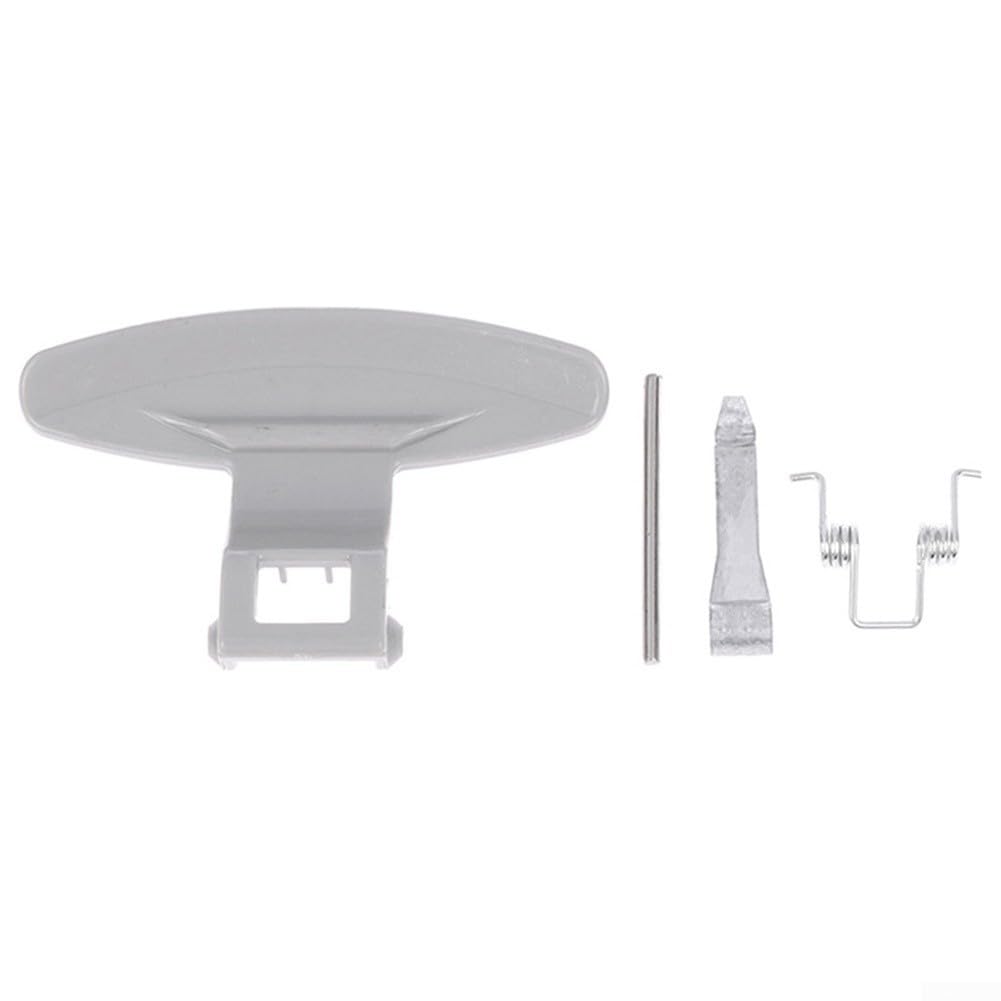 Door Lock Replacement Parts Kit for LG Washing Machines Featuring Spring Hook Latch and Handle Units