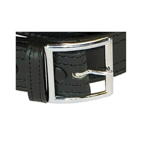 Boston Leather 4 Row Stitch Garrison Belt2