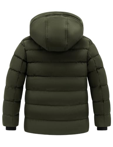 Image of wantdo Boys' Winter Coat Thick Puffer Jacket Snow Wear With Removable Hood