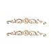 HEALLILY 2 pezzi di legno intagliato applique onlay mobili angolo onlay decalcomanie cornice decorativa fiore applique per armadio porta armadio, Foto 1