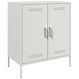 ABBNIA Home & Garden - Sideboard Weiß 68x39x79 cm Stahl - Möbelauswahl
