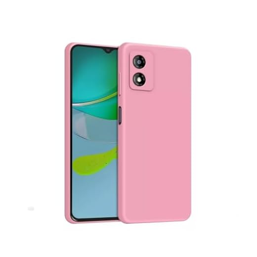 Capa Capinha Case Compatível Motorola Moto G54 Silicone Veludo Premium (ROSA)