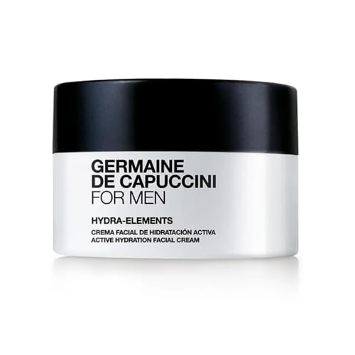Germaine de Capuccini - For men - Crema Facial de Hidratación Activa - Crema facial hidratante de hombre - Aporta tonicidad y vitalidad - Mejorar la textura y condición de la piel masculina-50 ml