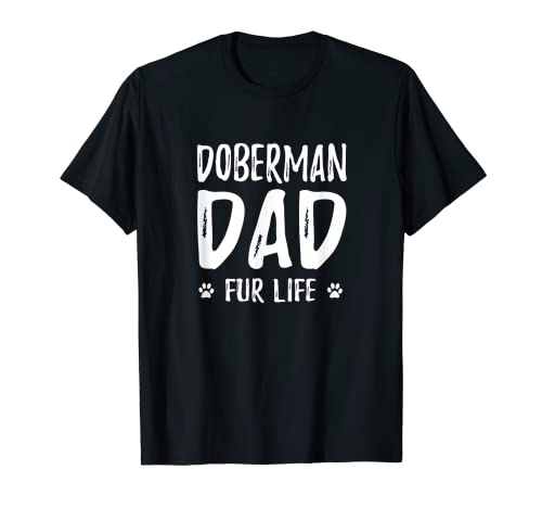Hombre Doberman - Camiseta de piel para papá Camiseta