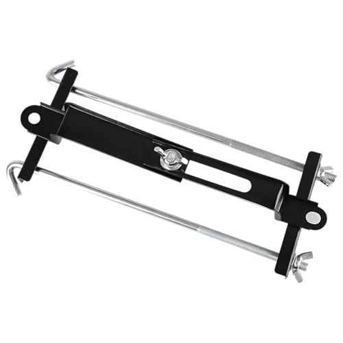 UHANBUT Car Battery Hold Down Kit, Adjustable Batteries Tie Down Holder, Universal Battery Crossbar with J Bolt, Car Battery Holder Bracket Kit for SUVs Cars Trucks (10.6'/270mm Bolt)